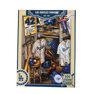 Los Angeles Dodgers 500 Piece Jigsaw Puzzle Vintage Memorabilia Team History New